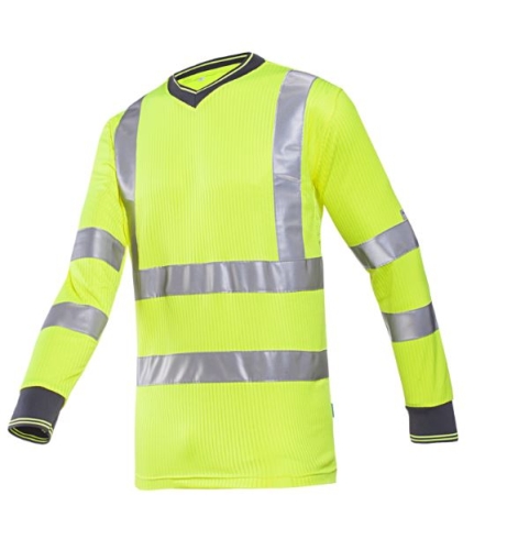 Bresso Warnschutz-T-Shirt langarm gelb Gr.S-3XL